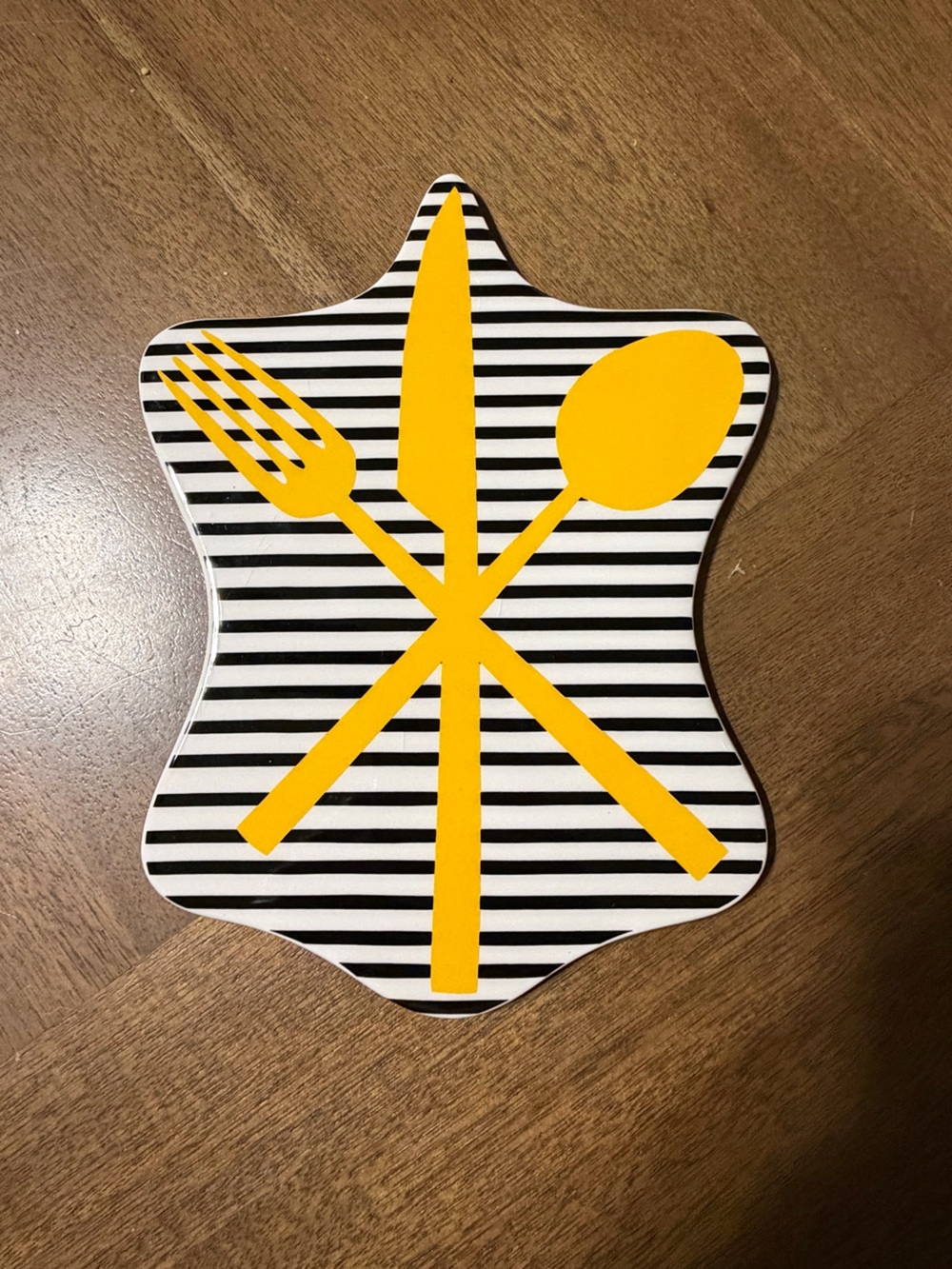 Coton Colors Happy Everything Yellow Cutlery large attachment.